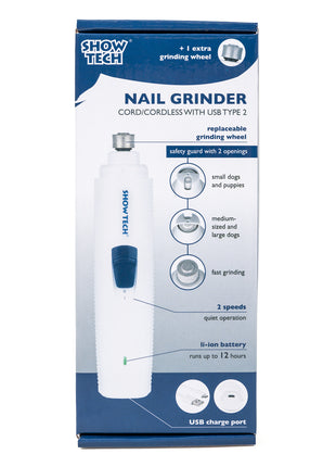 Show Tech Nagelschleifer Typ2 | Nail Grinder | USB | Kabel/kabellos