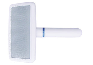 DoggyMan | Soft Slicker Brush weiß | exklusive Bürsten für Hunde und Katzen