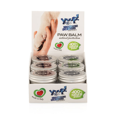 Yuup! Paw Balm Pfotenpflegewachs | Display mit 12 Dosen á 40g