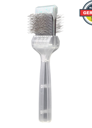 ActiVet Brush MEDIUM grün Flitter | exklusive Bürsten für Hunde und Katzen