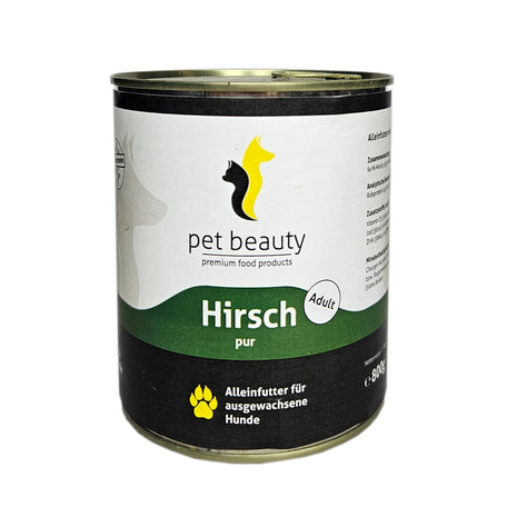 Hirsch pur | Nassfutter für Hunde