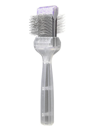 ActiVet Brush FIRM lila Flitter | exklusive Bürsten für Hunde und Katzen