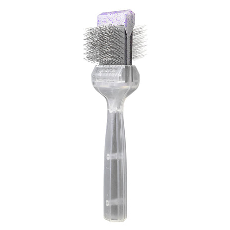 ActiVet Brush FIRM lila Flitter | exklusive Bürsten für Hunde und Katzen