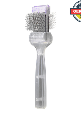 ActiVet Brush FIRM lila Flitter | exklusive Bürsten für Hunde und Katzen