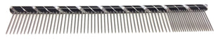 Pet Beauty Grooming Frisierkamm 25cm, 80/20 grob/fein gezahnt