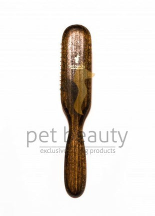 Hundebürste | PET BEAUTY PREMIUM NATUR | Holzstifte | exklusive Hundebürste