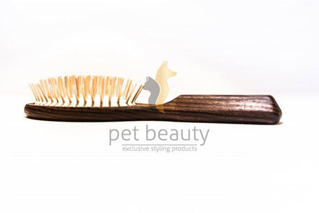 Hundebürste | pet beauty thermo Eschenholz | 20mm Holzstifte