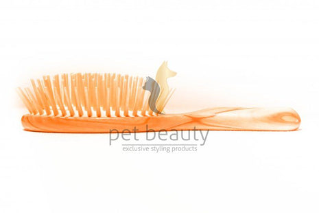 Hundebürste | pet beauty deluxe Natur, 27mm Holzstifte | Olivenholz