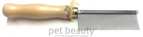 Kamm pet beauty - Metall mit Holzgriff