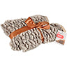 Snoozzy blanket, light grey/black 