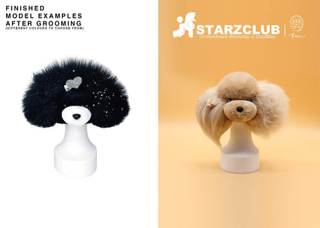 Starzclub Fell für Hunde-Modellkopf