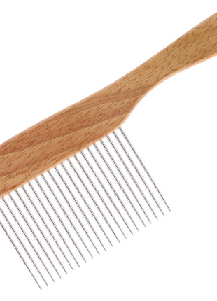 Holz-Pudelkamm, extra lange Pins