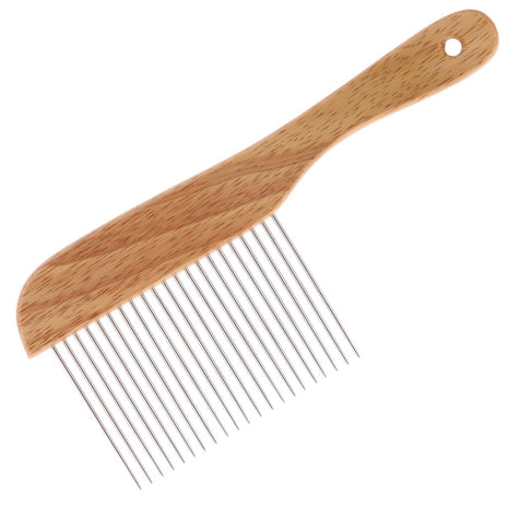 Holz-Pudelkamm, extra lange Pins