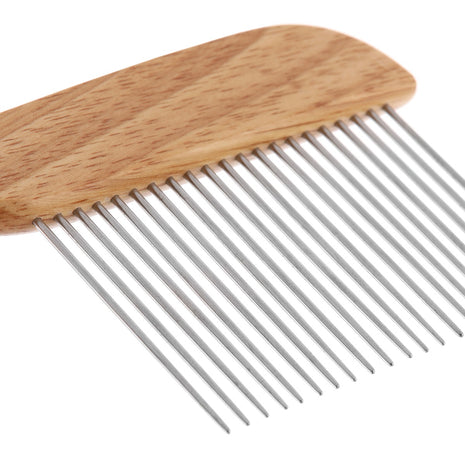 Holz-Pudelkamm, extra lange Pins