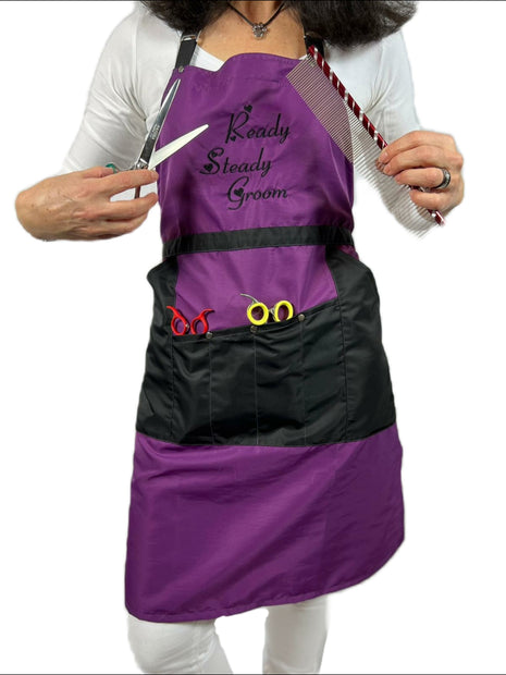 pet beauty Friseurschürze Violet