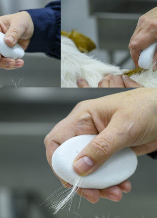 Show Tech Groom Stone Oval | 8,5x4,9x2cm | Trimmstein