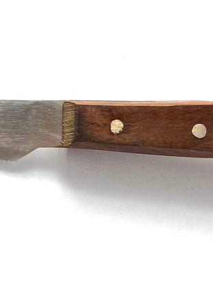 pet beauty Trimmmesser mit Holzgriff | Gesicht | Gesamtlänge 16.5 cm