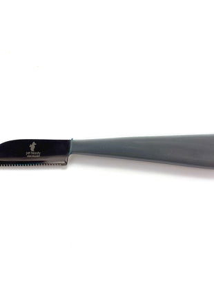 pet beauty Trimmmesser als Satz oder einzeln | 4 Stück | Plastikgriff| Gesamtlänge 14cm