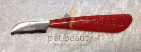Trim-Messer Plastikgriff rot