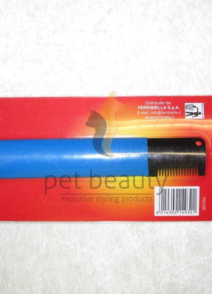 Trimmmesser | 14 Zähne | blauer Plastikgriff